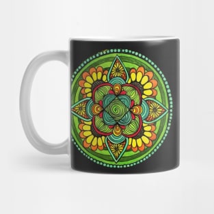 Harvest Flower Mandala Mug